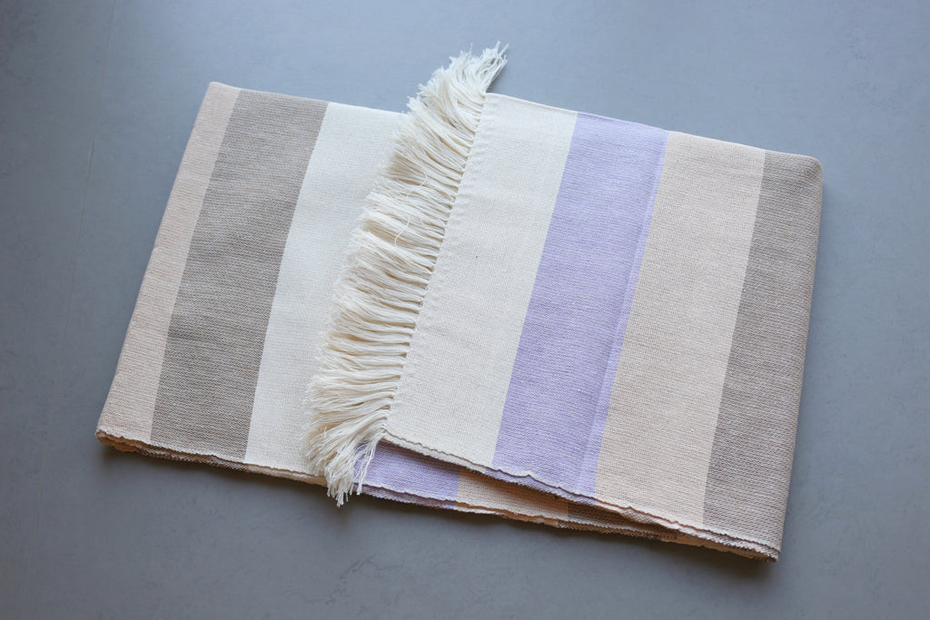 Lavender Stripe Blanket